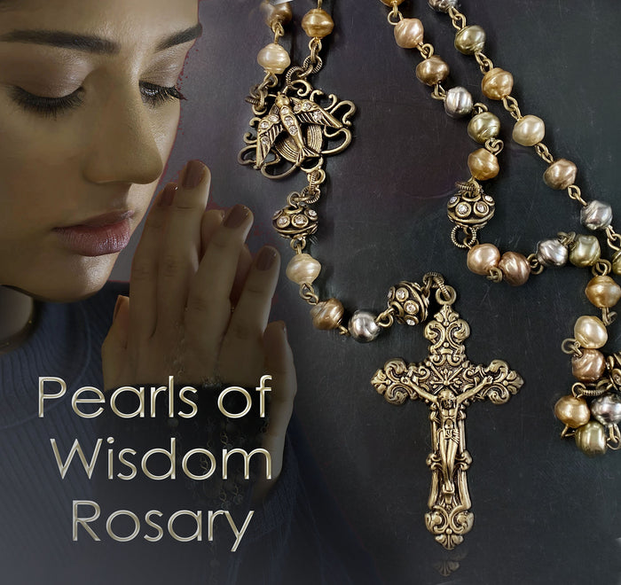 Pearls of Wisdom Holy Spirit Rosary N1154