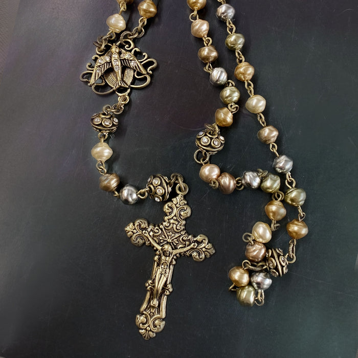 Pearls of Wisdom Holy Spirit Rosary N1154