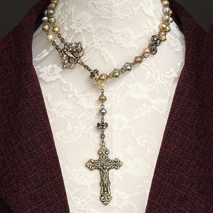 Pearls of Wisdom Holy Spirit Rosary N1154