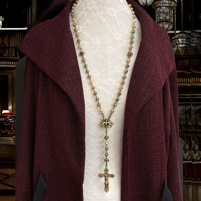 Pearls of Wisdom Holy Spirit Rosary N1154