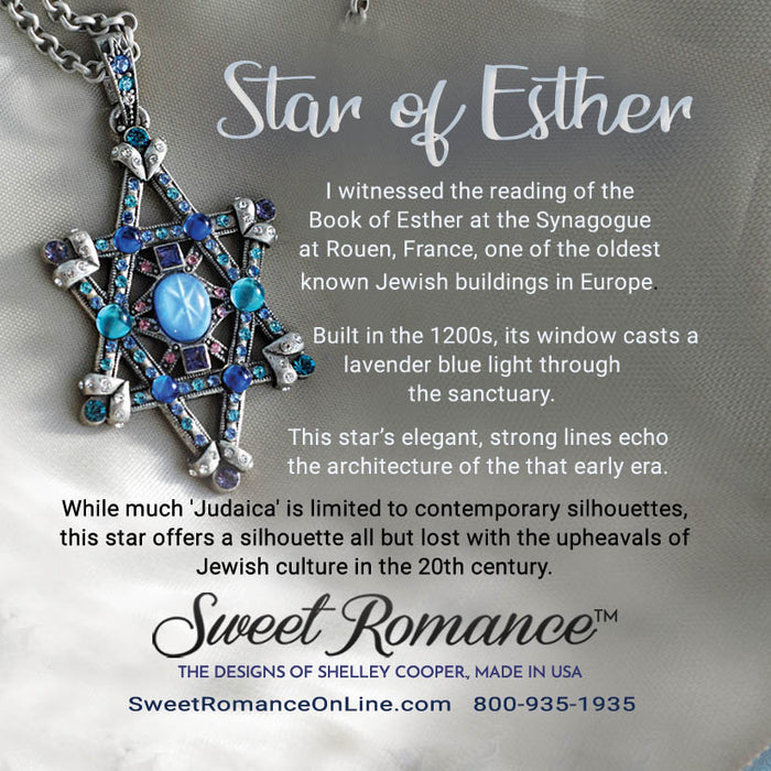 Star of Esther Magen David Necklace for Israel N370