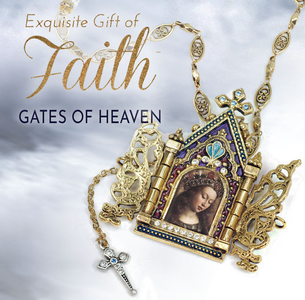 Gates of Heaven Necklace and Devotional N849 – Sweet Romance Jewelry, image size:1000x982