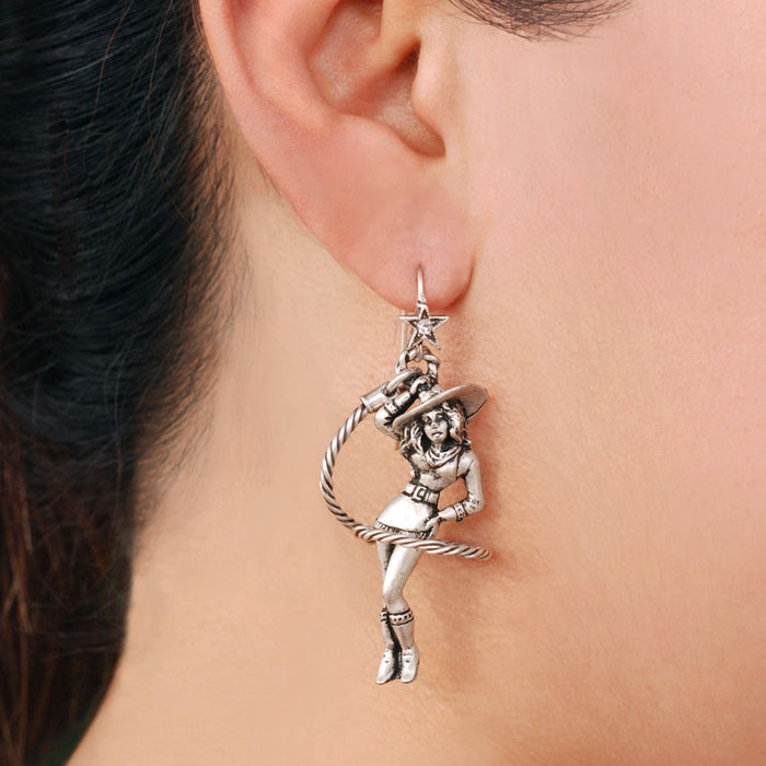 Cowgirl Lasso Earrings E316