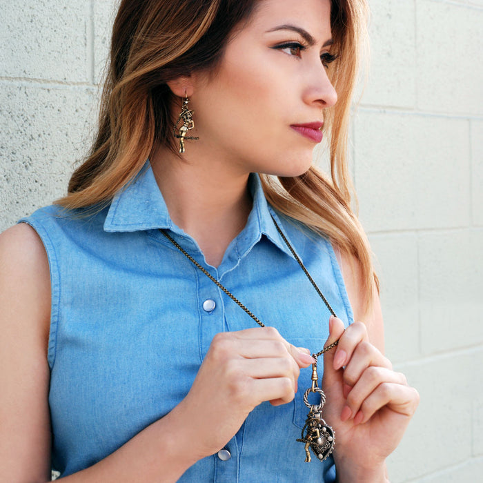 Cowgirl Lasso Earrings E316