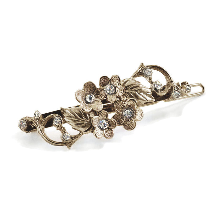 Delicate Victorian Flower Barrette B169