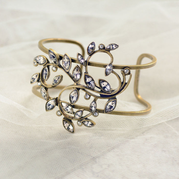 Art Nouveau Winding Leaves Bracelet