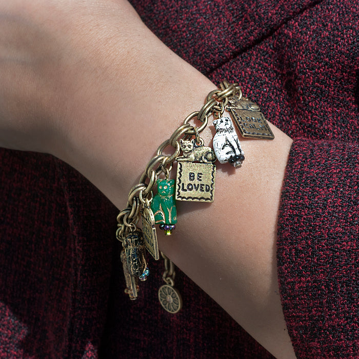 Good Life Cat Charm Bracelet BR549