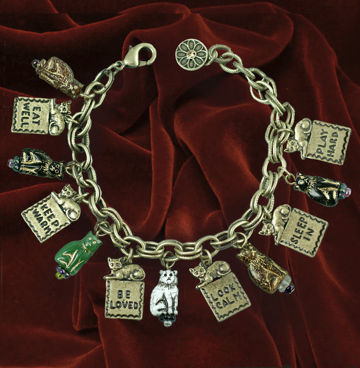 Good Life Cat Charm Bracelet BR549