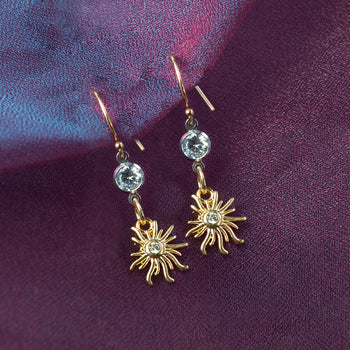 Tiny Sunshine Earrings E1507 - sweetromanceonlinejewelry