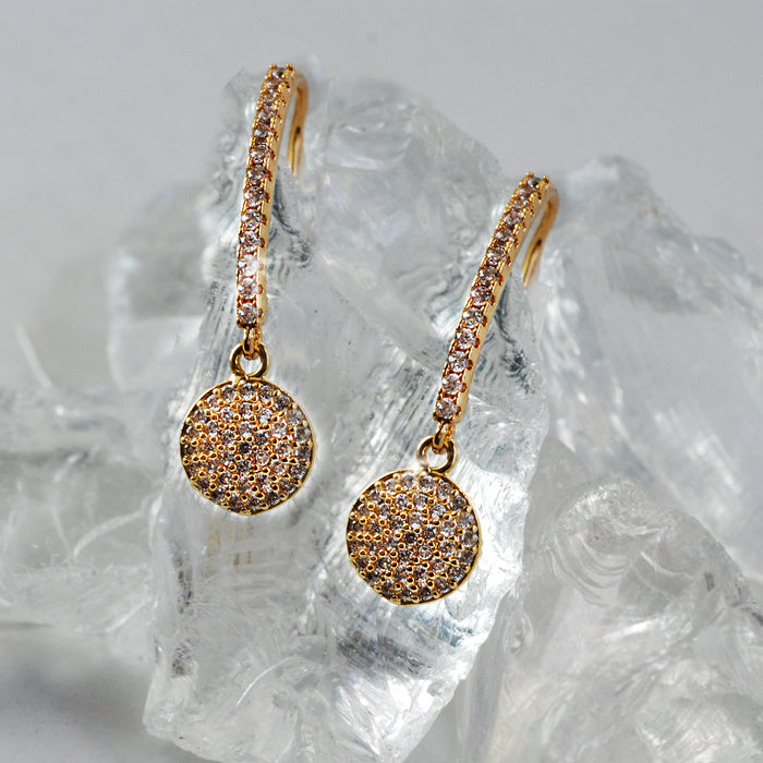 Shimmer Dot Earrings E1509 - sweetromanceonlinejewelry