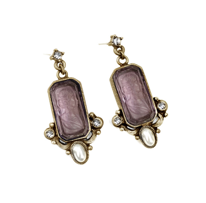 Daphne Intaglio Earrings E909