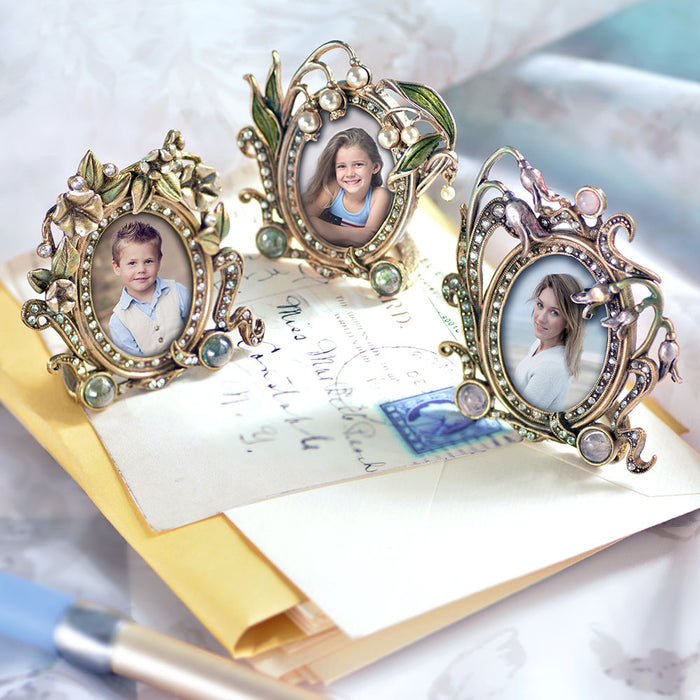 Fuchsia Flower Miniature Picture Photo Frame