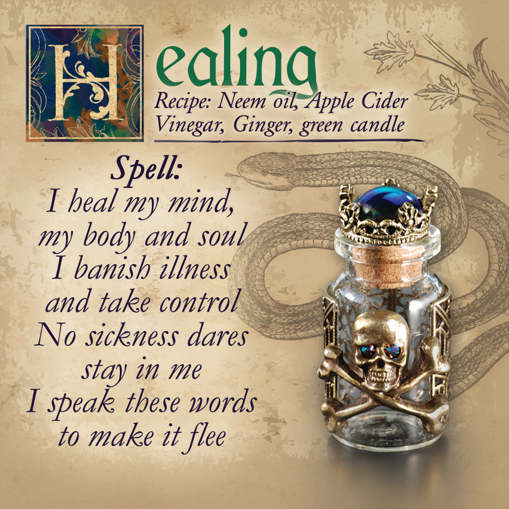 Elvira’s Poison Bottle - Healing – Sweet Romance Jewelry