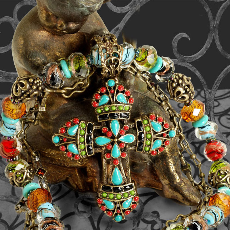 Mayan Cross Necklace N124 | Sweet Romance – Sweet Romance Jewelry