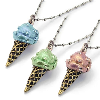 Ice Cream Pendant Necklaces N145