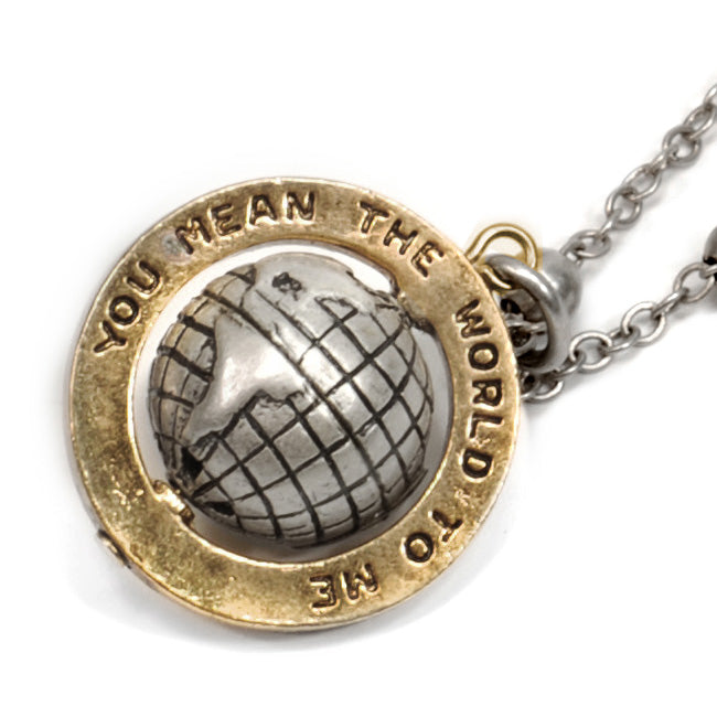 "You mean the world to me" Necklace OL_N315