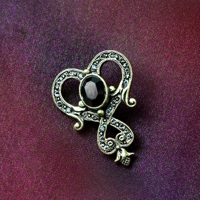 Art Deco Knot Pin Brooch P652