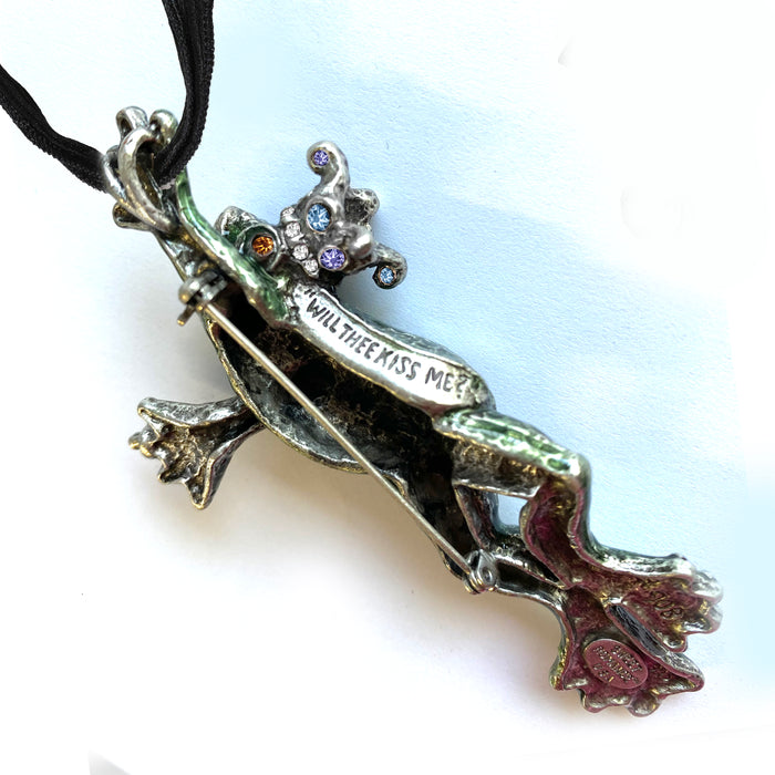 Frog Prince Statement Brooch