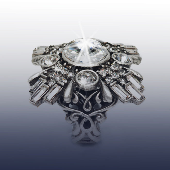 Art Deco Fireworks Ring R435