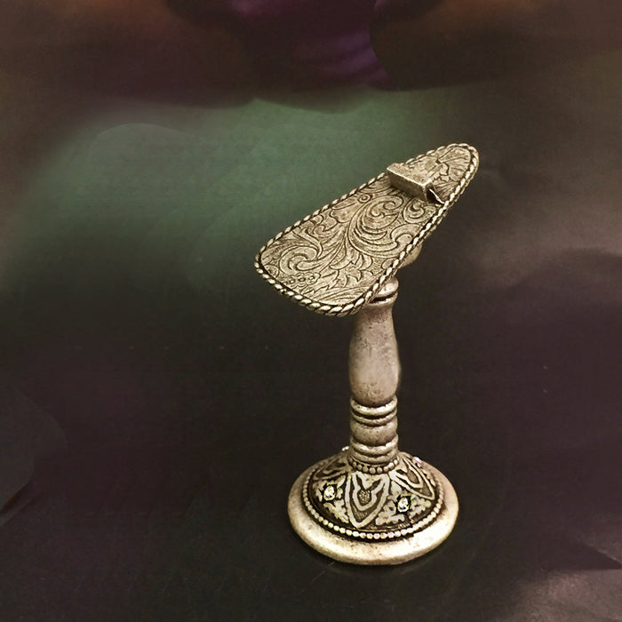 Art Deco Shoe Miniature Marcasite Slipper SH112