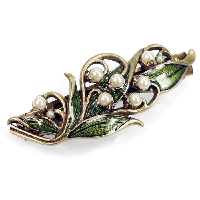 Lily of the Valley Hair Barrette B533