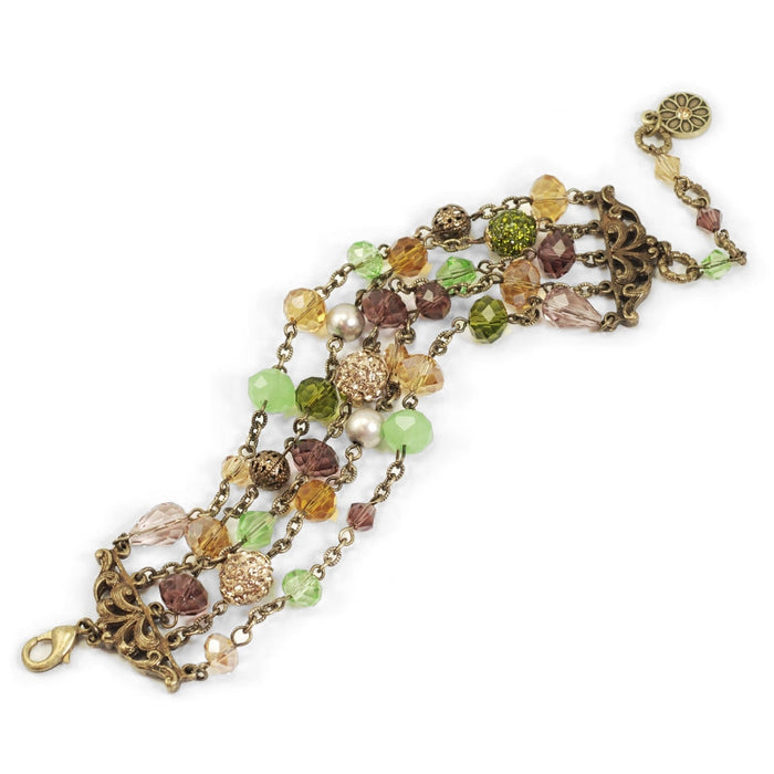 Gemstone Garden Multi Strand Bracelet