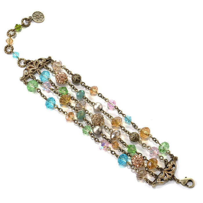 Gemstone Garden Multi Strand Bracelet BR1124