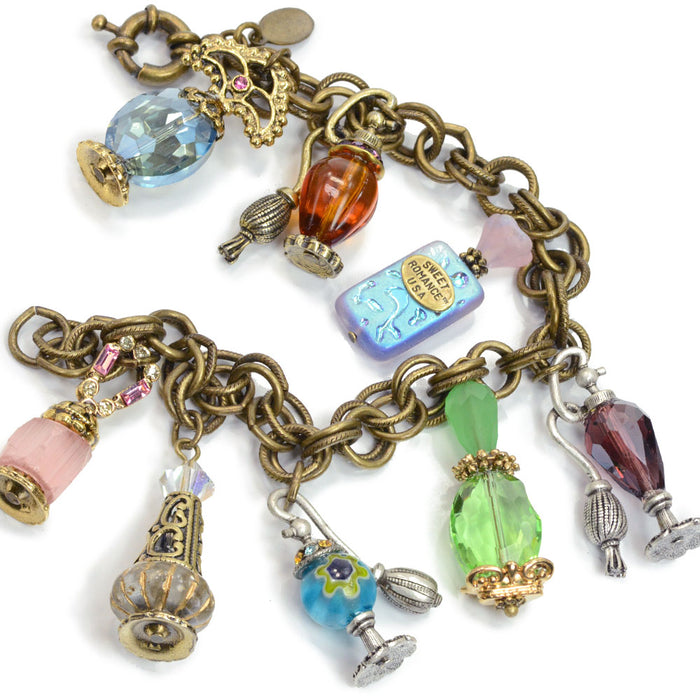 Perfume Bottle Charm Bracelet BR114