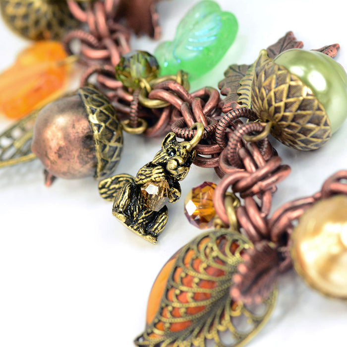 Squirrel's Harvest Charm Bracelet BR648