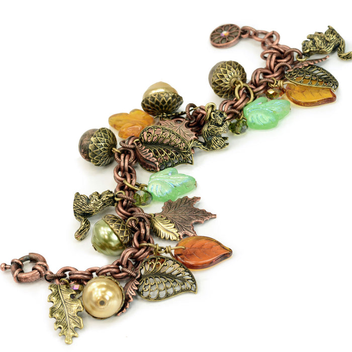 Squirrel's Harvest Charm Bracelet BR648