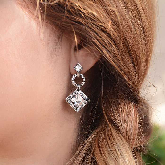 Vintage Midcentury Aurora Glamour Earrings   E1103