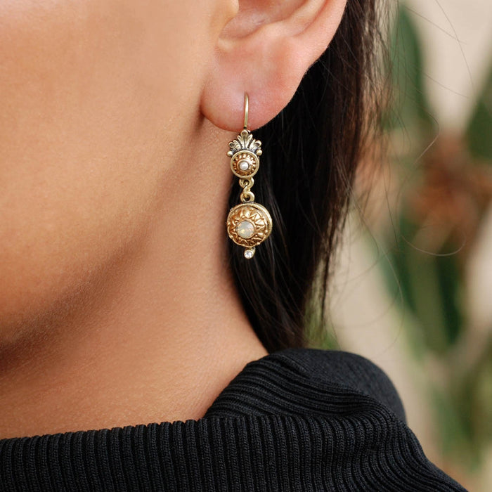 Victorian Rosette Earrings