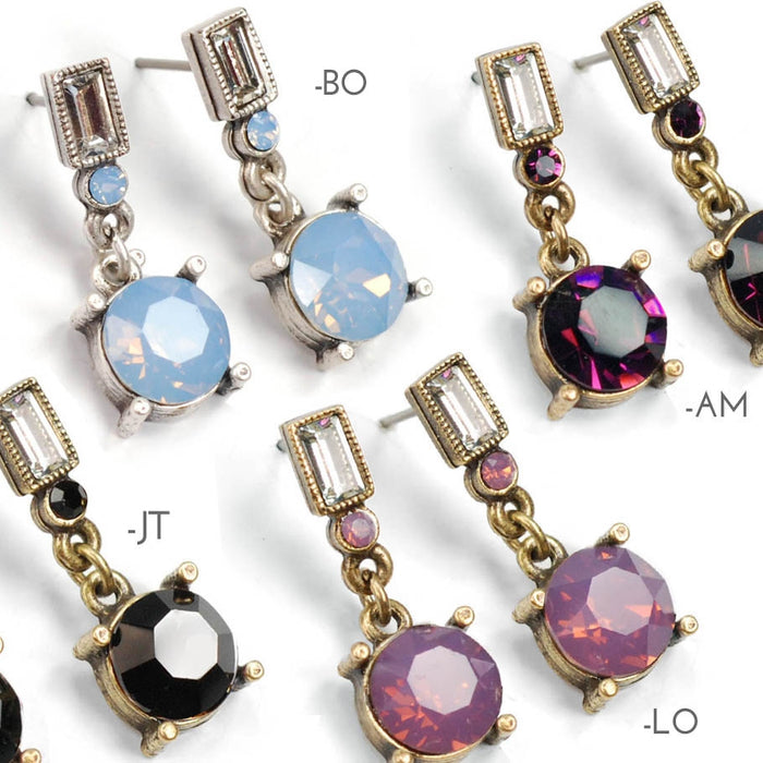 Crystal Orb Earrings