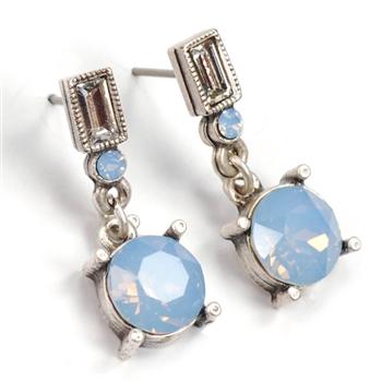 Crystal Orb Earrings E1252 - sweetromanceonlinejewelry