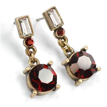Crystal Orb Earrings E1252 - sweetromanceonlinejewelry