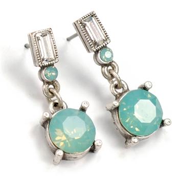 Crystal Orb Earrings E1252 - sweetromanceonlinejewelry