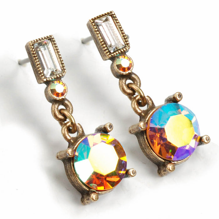 Crystal Orb Earrings  E1252