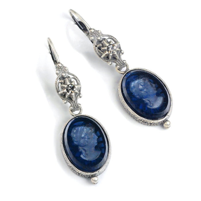 Victorian Intaglio Earrings E1276