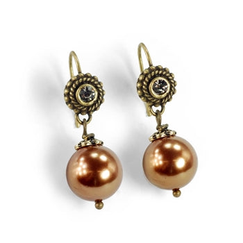 Laguna Beach Pearl Earrings E1364 - sweetromanceonlinejewelry