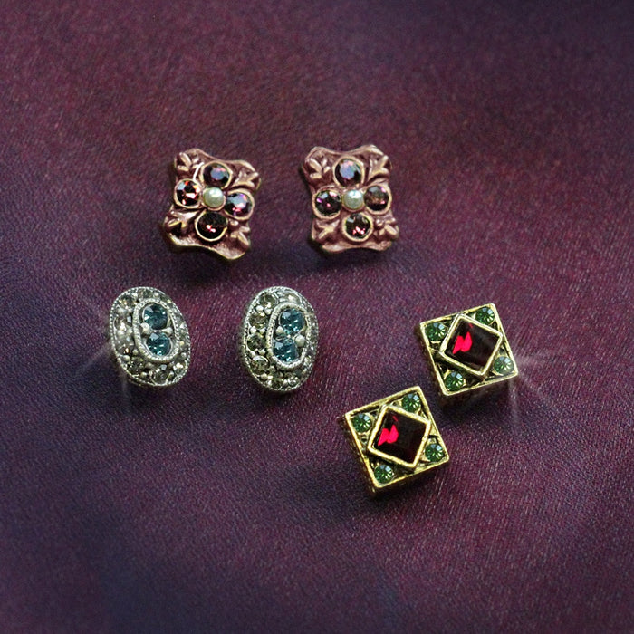 Canterbury Earring Trio Set of 3 E636