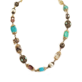 Gemstone Garden Necklace - Short