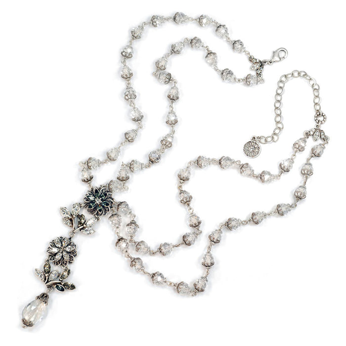 Pointe Flower Double Strand Necklace N1278