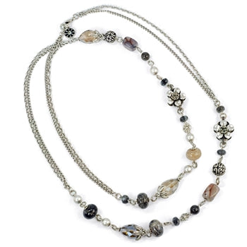 Serene Agate Chain Necklace N1377