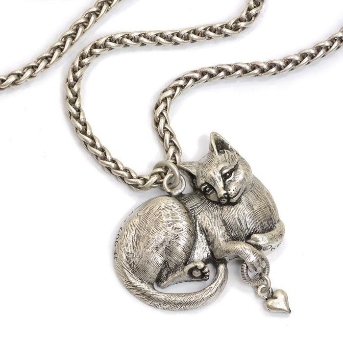 Cheshire Cat Sculpture Pedant Necklace N1439