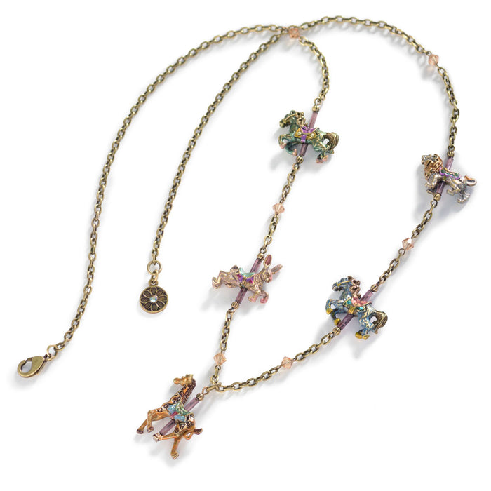 Carousel Animals Charm Necklace N240