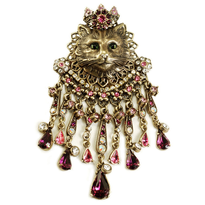 Elizabethan Feline Cat Pin