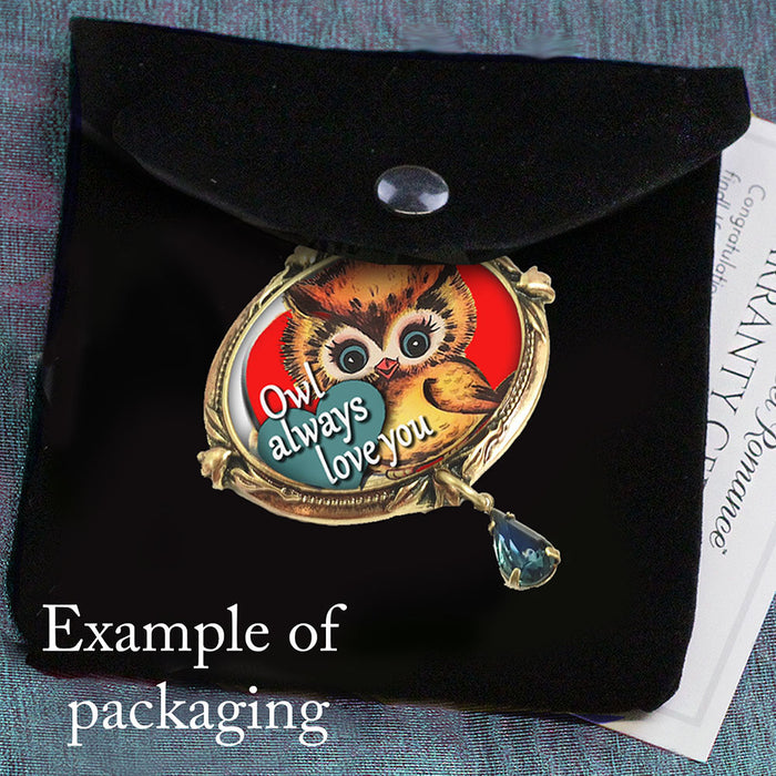 Retro Love Set of 6 Valentines Pins