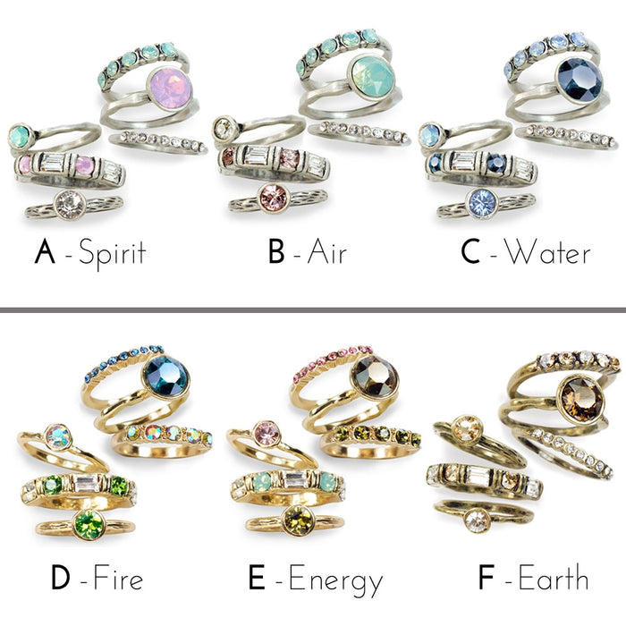 Set of 6 Stacking Rings