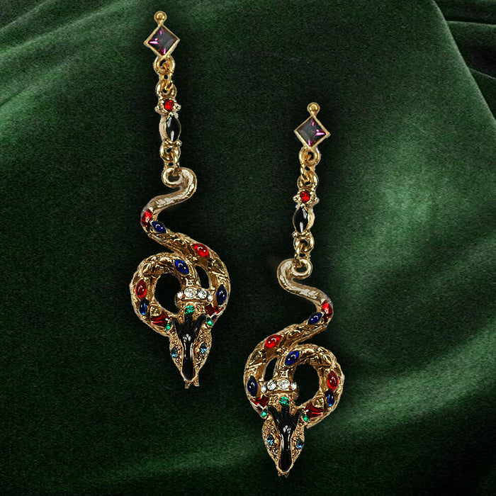 Snake Serpent Earrings E701