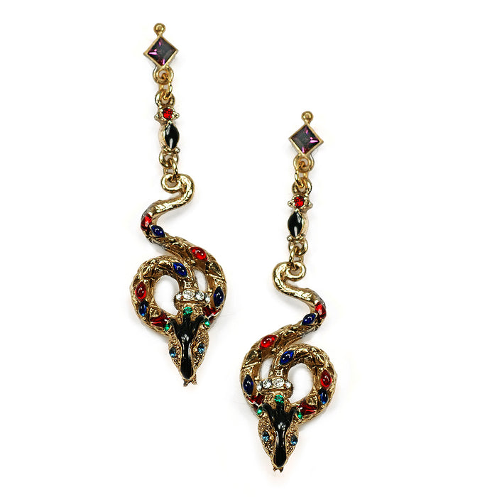 Snake Serpent Earrings E701